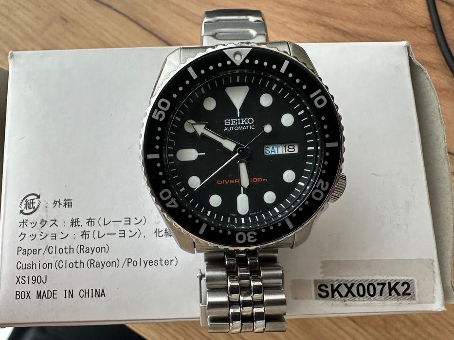 Zegarek Seiko SKX007K2
