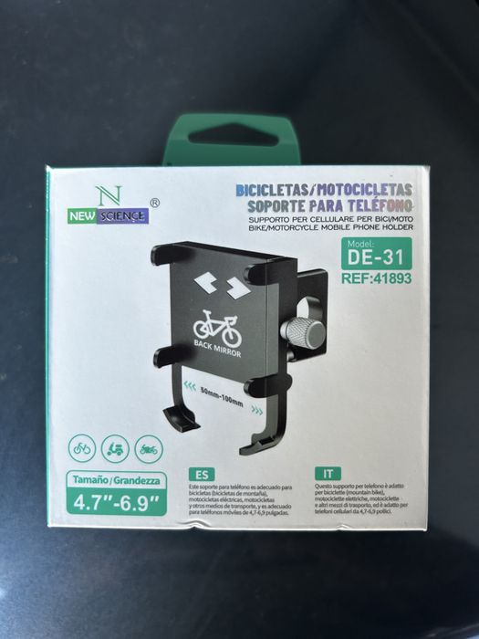 Suportes em aluminio para mota/bicicleta etc em preto espetaculares !