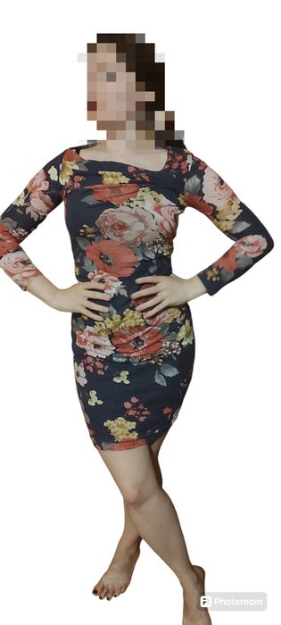 Сукня Mango з підкладкою квітковий принт