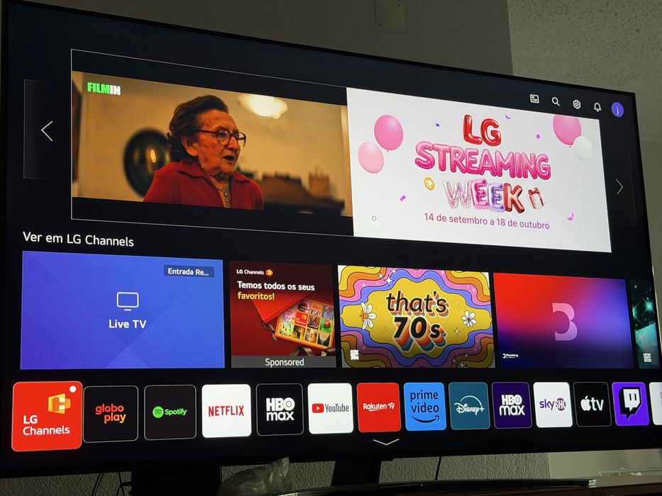 TV LG QNED 75 polegadas