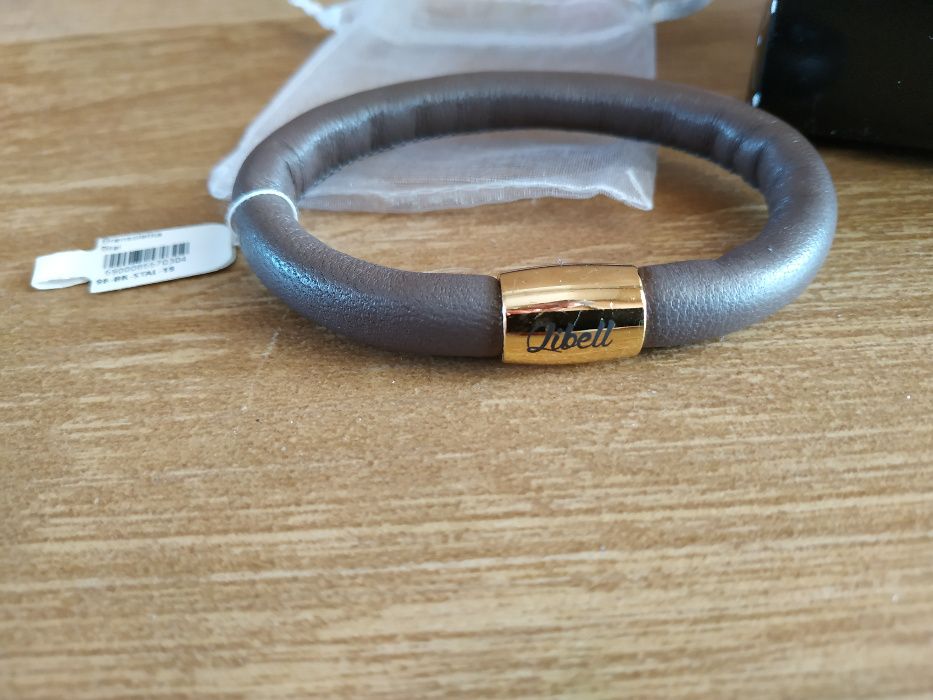 Rezerwacja dla Renaty Bransoletka JB Bukowscy skóra stal nowa pudełecz