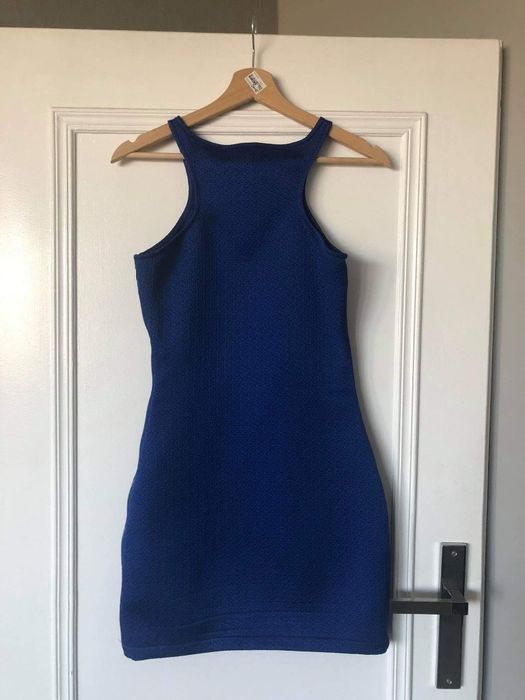 Sukienka mango 36 niebieska