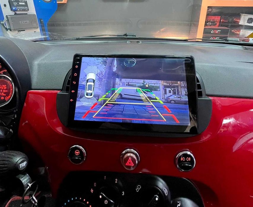 (NOVO) Rádio 2DIN • FIAT 500 (Desde 2007 a 2015) • ABARTH • Android
