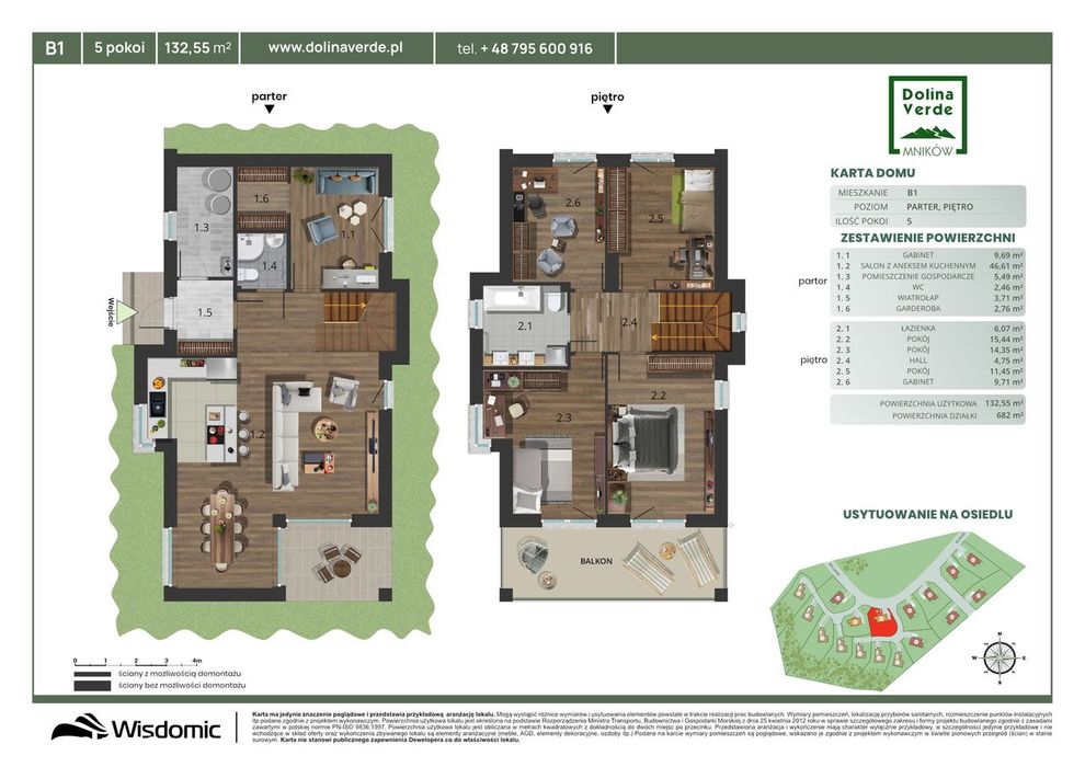 Dolina Verde | PRZEDSPRZEDAŻ | 132.55 m² | wolnostojący |