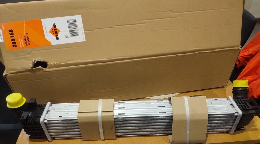 Nowy intercooler do Megane III, Fluence 1.6dci NRF 309158