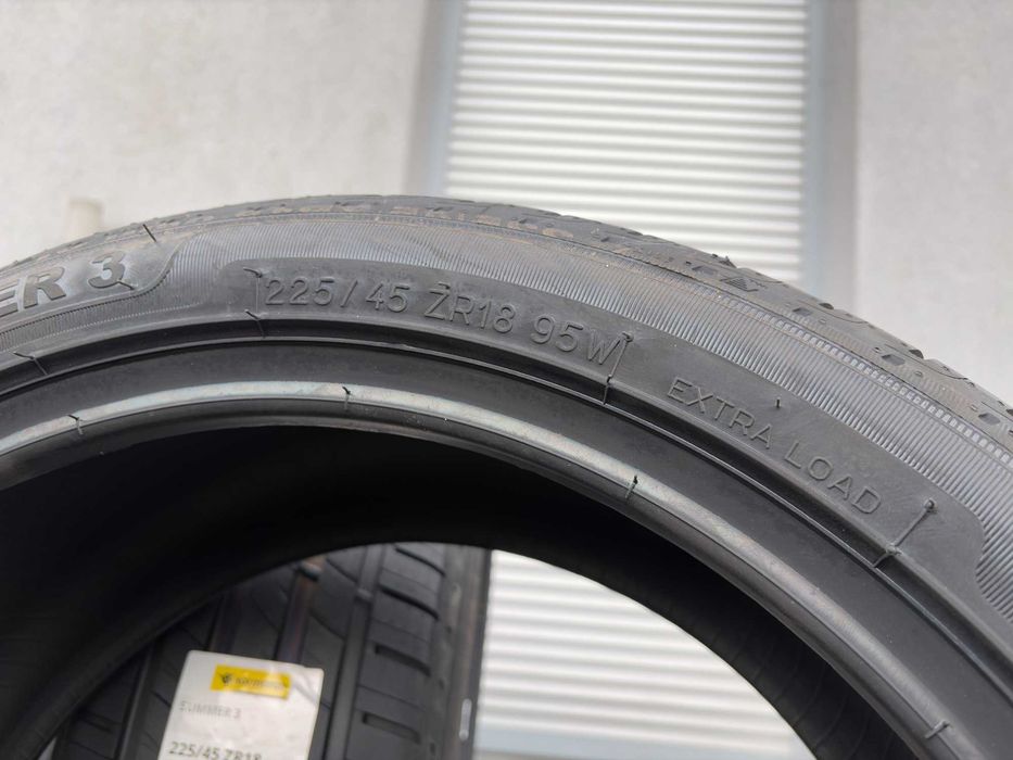 4szt. letnie 225/45R18 Kormoran Summer3 95W XL 2026 rok NOWE gwar 5lat