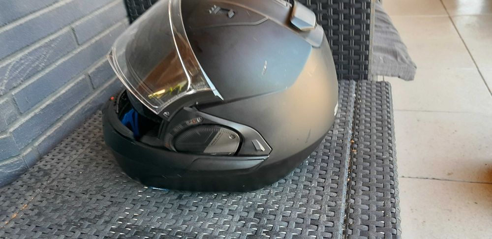 Kask szczękowy Shark EVO GT Blanc matowy