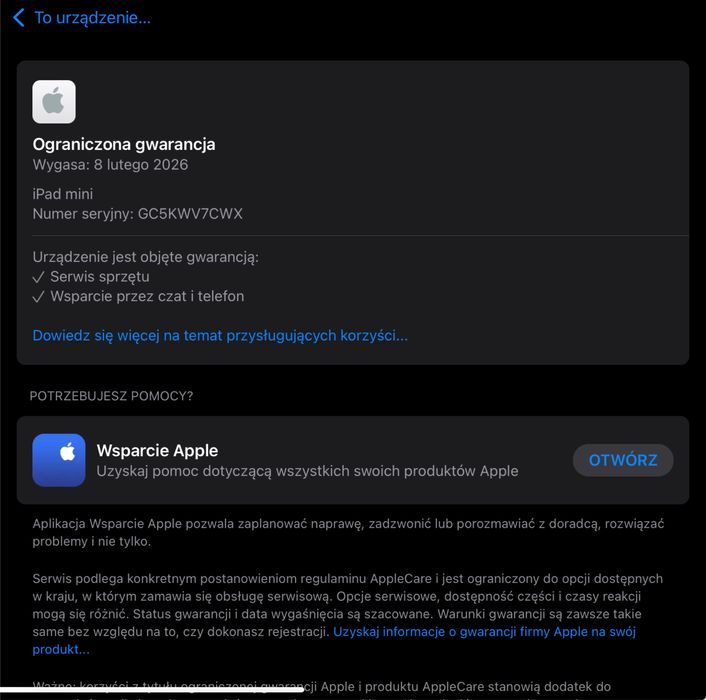iPad Mini 7 (A17 Pro) wifi + Cellular 256GB Starlight FVAT