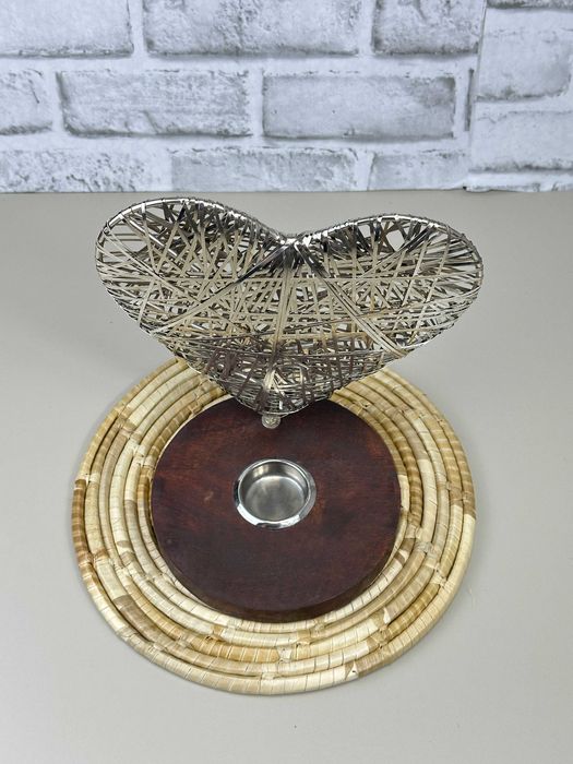 Dekoracja Lampion Serce Duże Metal