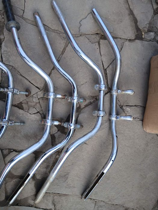 Кермо   з кріпленням  мотоц. ІЖ2-5  -нікель відмінний стан