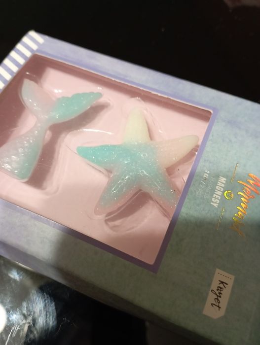 Magnes na lodówkę syrena morskie wzory