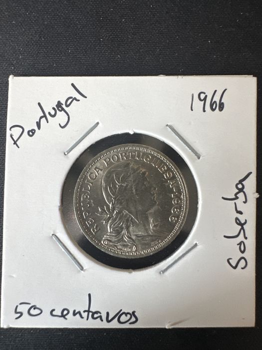 Moeda de 50 centavos 66 soberba
