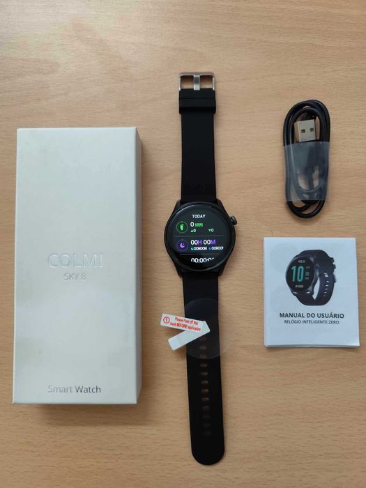 Smartwatch Colmi SKY 8 Preto - Relógio inteligente