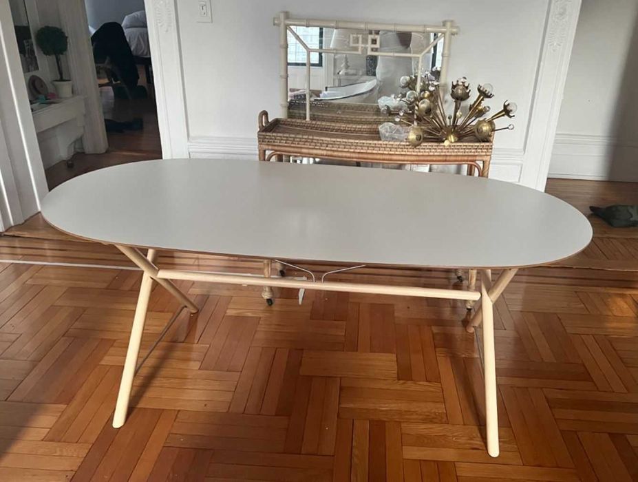 Mesa de Jantar IKEA Dalshul com 4 Cadeiras