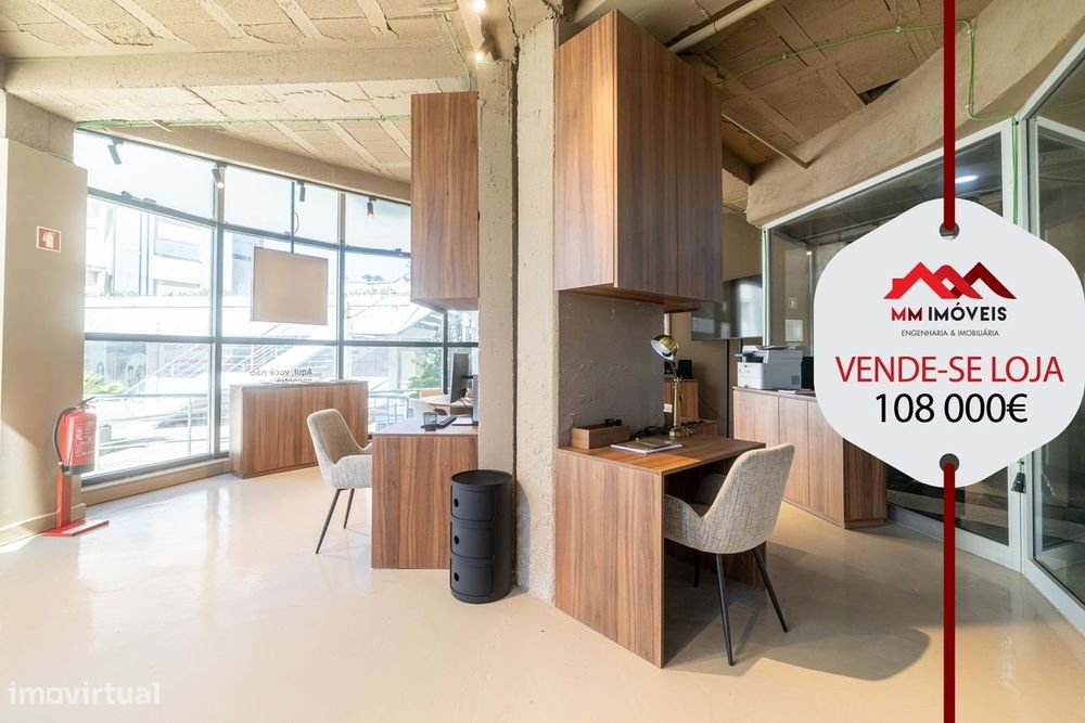 Loja + Estúdio T0 | Gondomar - Centro | Remodelada | Arrumo