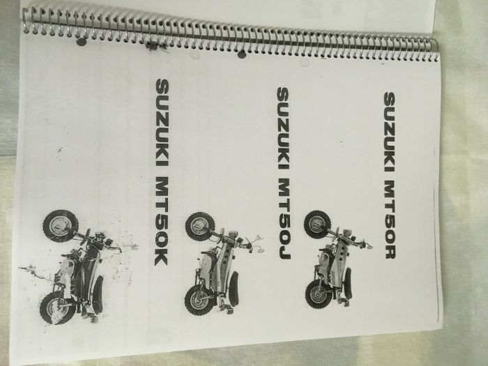 Suzuki MT50 Trailhopper (Mini Suzuki) Parts List