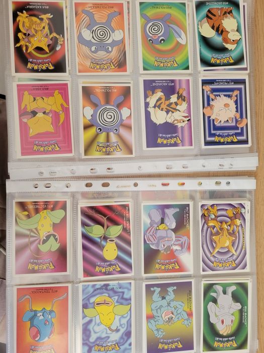 Coleção Completa Pokémon Boomer 1999 – 150 Cromos em Estado Impecável
