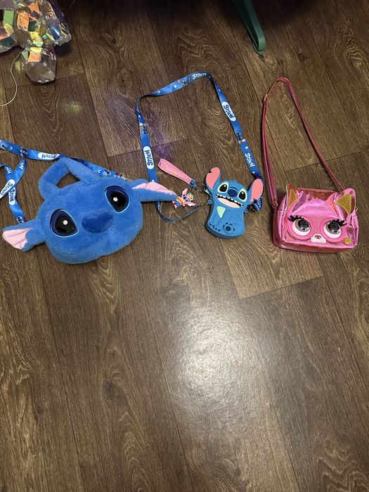 Сумка стич , рюкзак, интерактивная сумка .