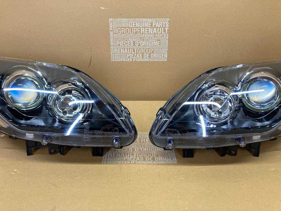 Фари передние на Renault Laguna 3 (Рено Лагуна 3) 2007-2010 ЧОРНІ