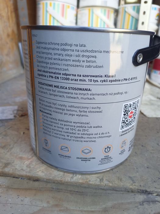 Altax farba do podłóg betonowych Antypoślizgowa 4 kolory puszki 2,5L