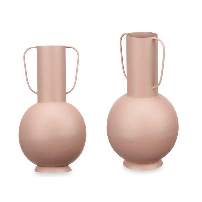 Jarra castanho claro em latão 33,5cm