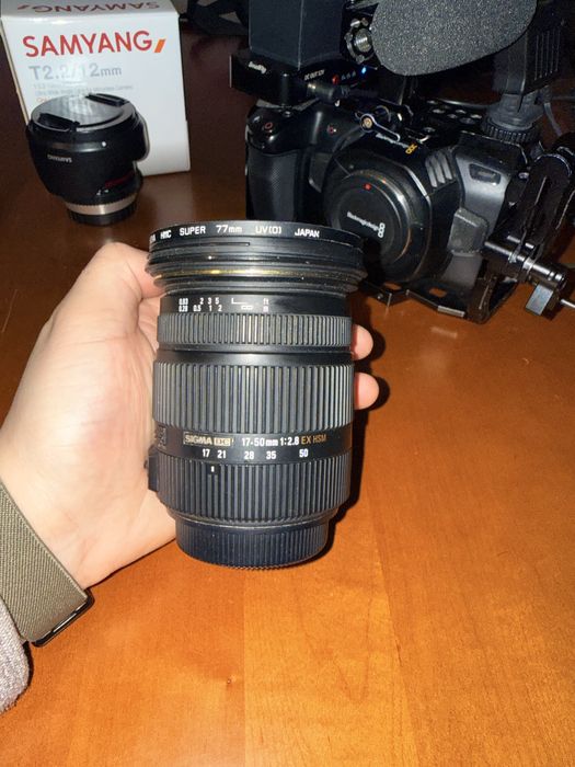 Blackmagic Pocket Cinema Camera 4K + Lentes + Rig + Crane 2S