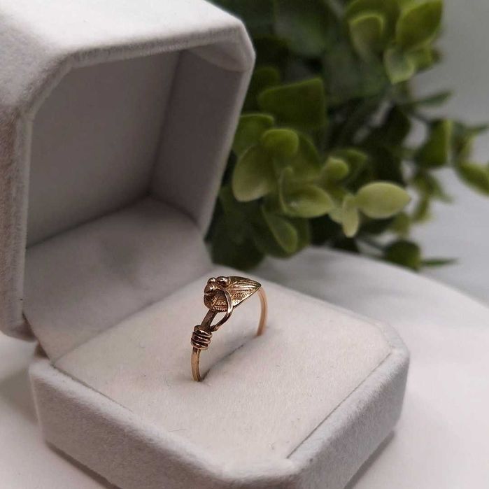 Złoty pierścionek 1,60g SPOKO LOMBARD BEŁCHATÓW skup złota