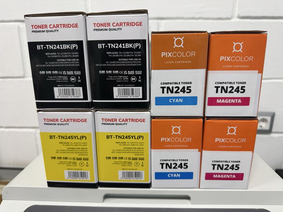 Brother DCP-9015CDW Color Laser Multifunction Printer + 8 Toners64585346778113122