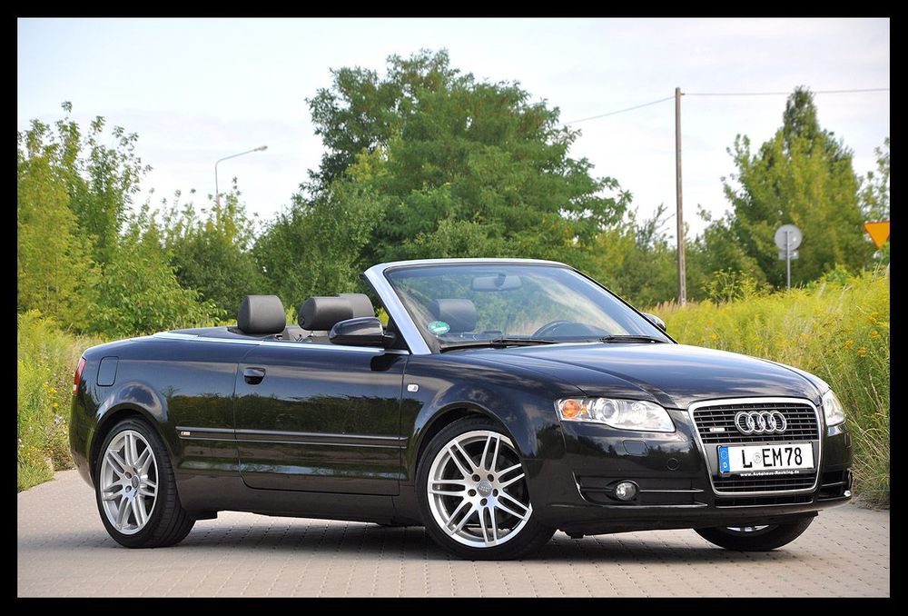 Audi A4 Cabrio S-LINE 1.8T 163KM BOSE PółSkóra Xenon Grzane Fotele 18'' Alu ZADBANY