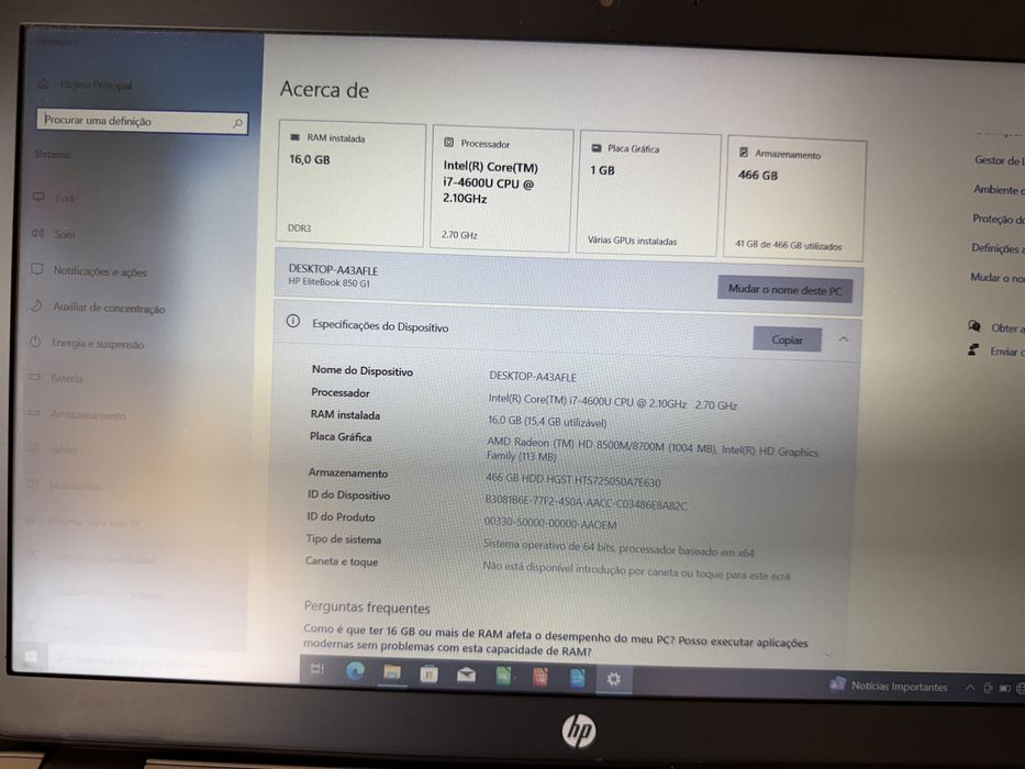HP EliteBook 850 - portatil