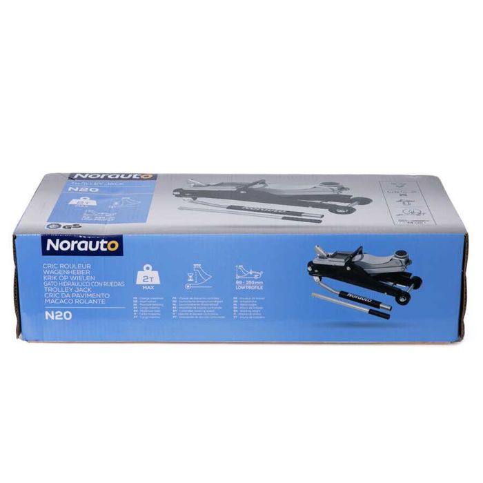 Macaco hidráulico de rolamento 2t NORAUTO N20