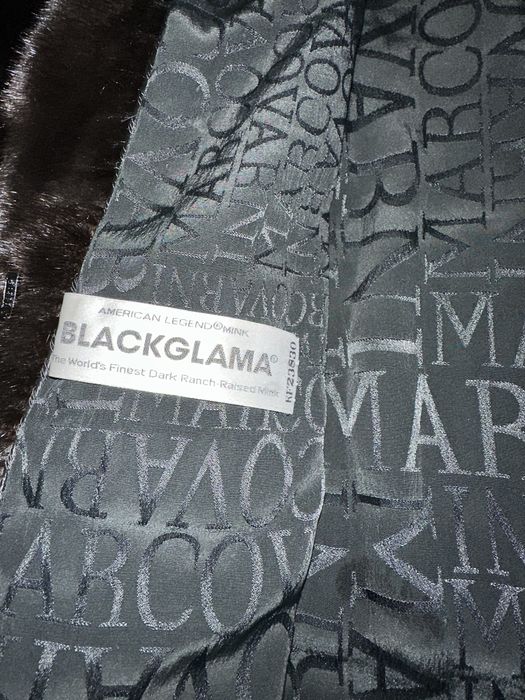 XXS - XS Blackglama  Marco Varni  Италия норковая шуба норка оригинал