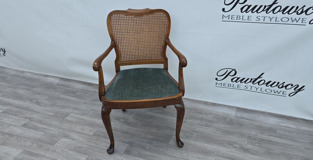 Fotel stylowy Chippendale Biurkowy