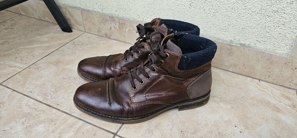 Rieker męskie buty skórzane rozmiar 43 wkładka 27,5cm  na zamek używane