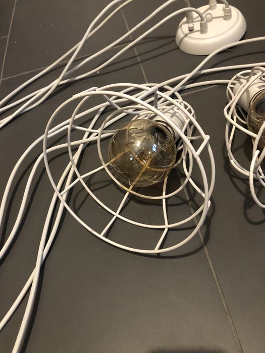 Lampa sufitowa  biała!