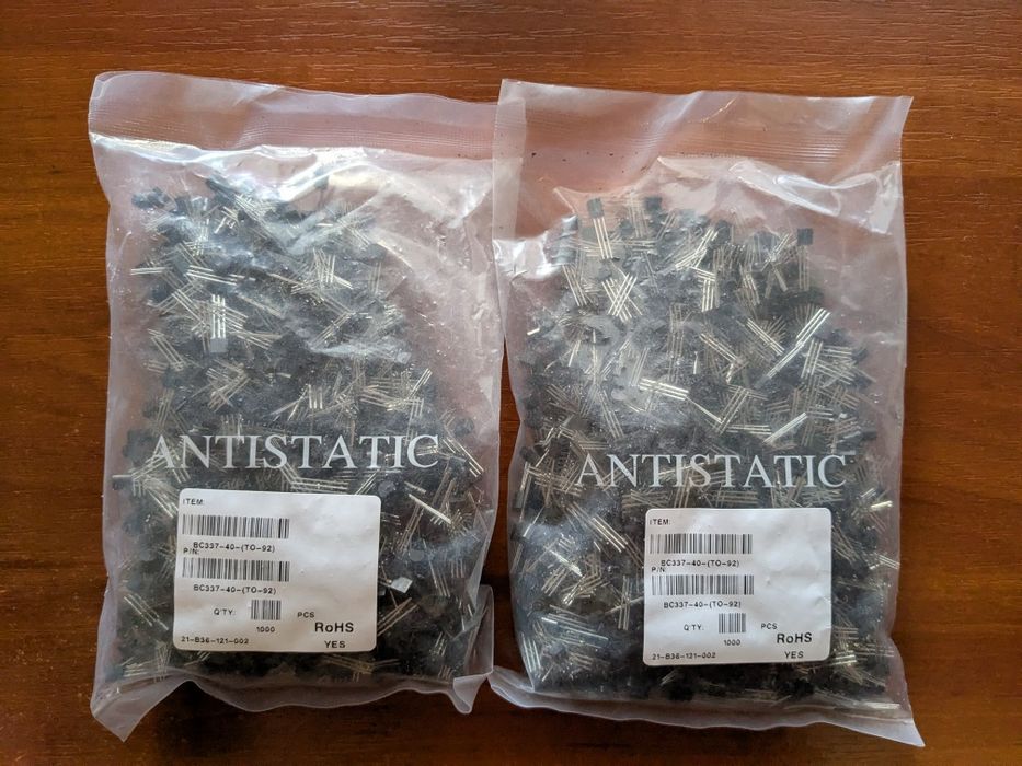 Транзистор BC337-40 біполярний 0.8A 45V TO92 NPN (2000 шт)