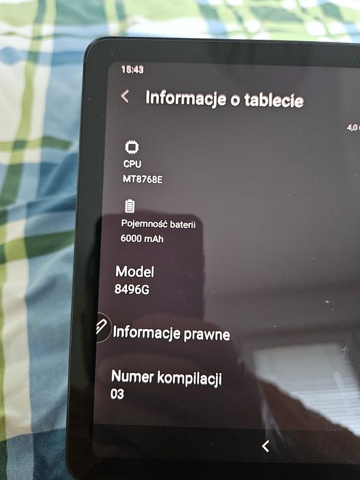Tablet 10 cali android TCL 8496G  plus etui