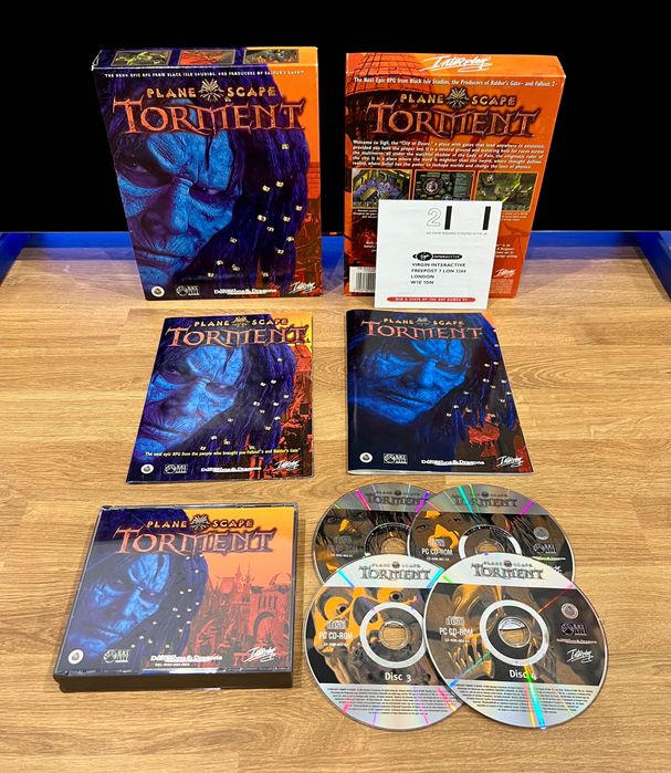 Planescape Torment (PC EN 1999) BIG BOX angielskie premierowe wydanie