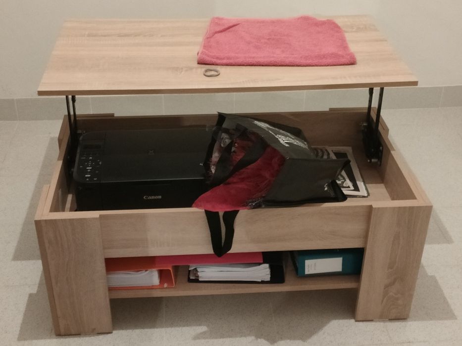 Mesa com arrumação
