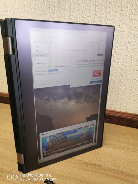 Lenovo Thinkpad YOGA X390 2 em 1. Tablet e PC core 5 Windows 11 PRO