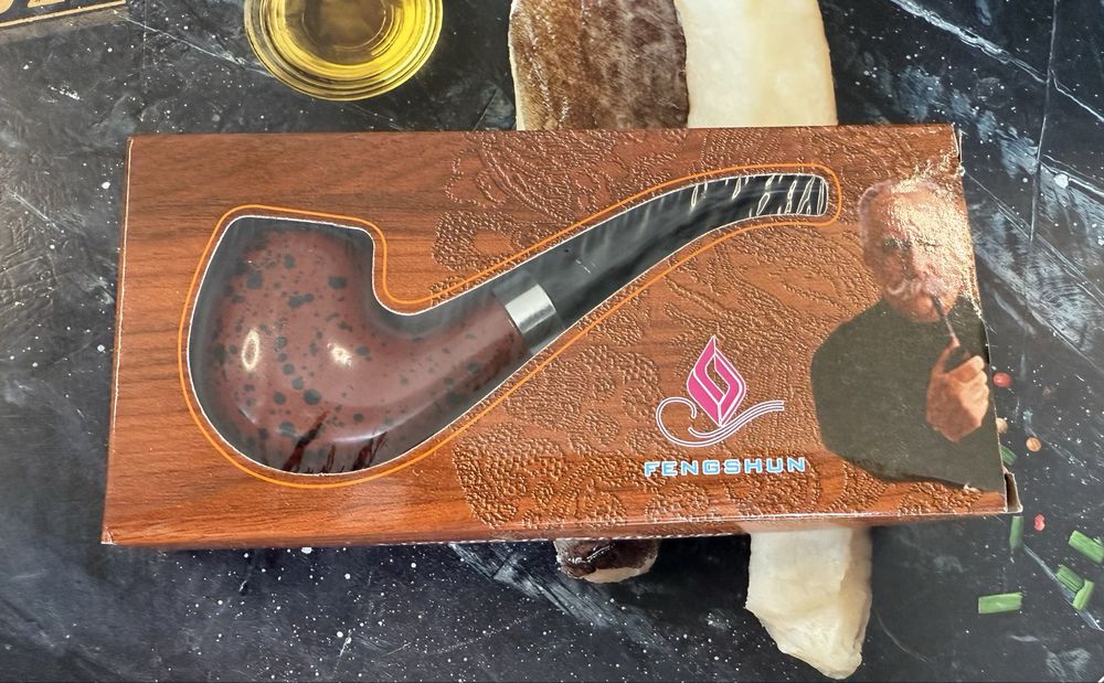 Cachimbo novo na caixa