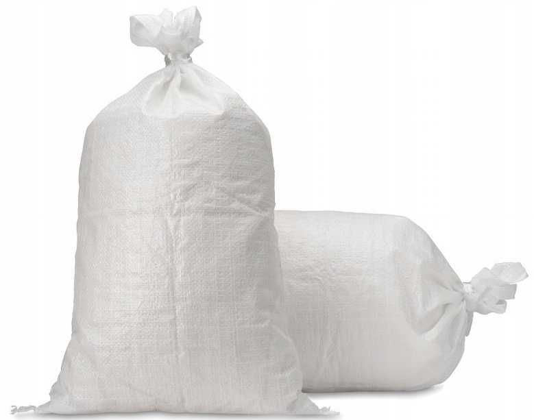 Worki Worek PP 50KG 65x105cm Węgiel Gruz Zboże BARDZO MOCNE 50szt