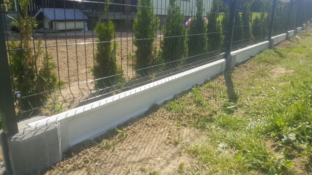 Ogrodzenie panelowe kompletne 49zl metr z podmurowka !ocynk+kolor