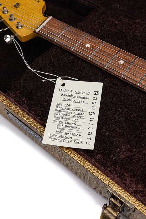 Nashguitars JM-63 HH Bigsby Surf Green