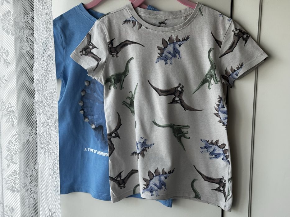 2 szt koszulek chlopiecych Sinsay 128