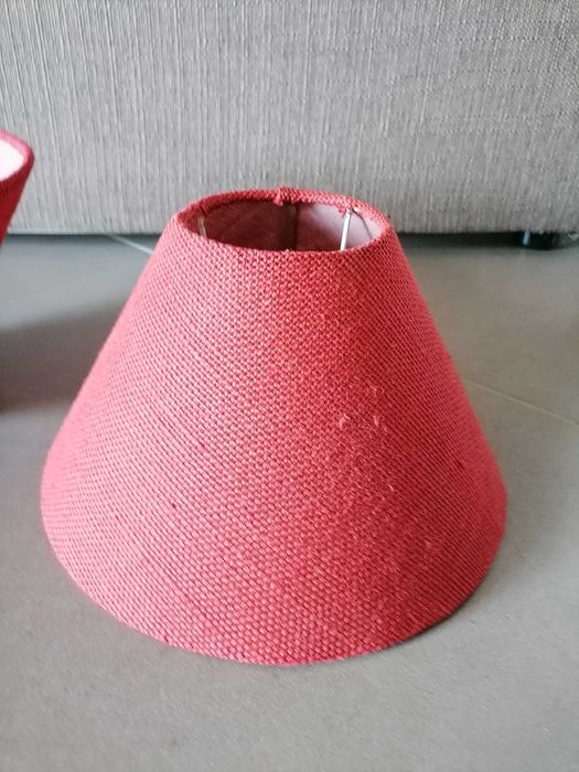 Abajur candeeiro Bordou - vendo conjunto ou em separado, desde 4,00