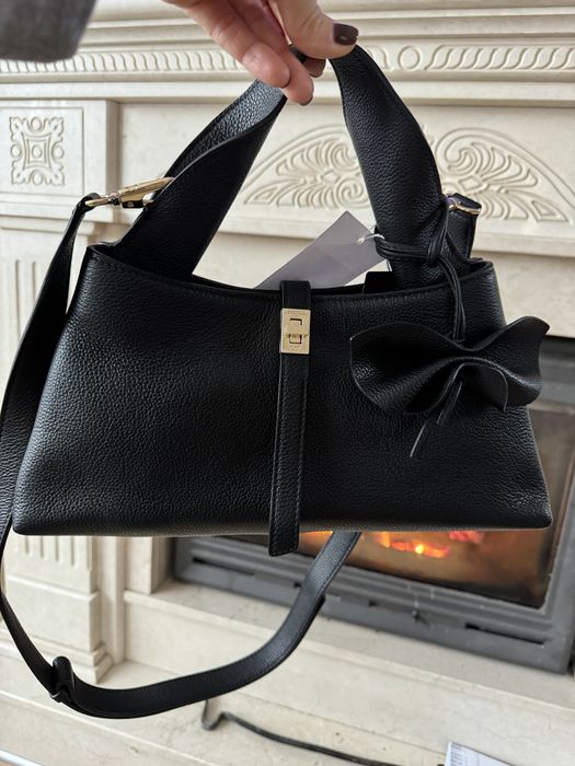 Сумка с натуральной кожи maxmara weekend