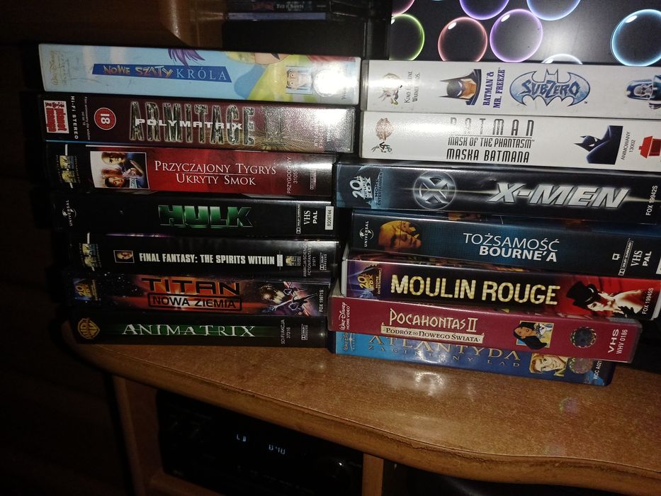 Zestaw kaset VHS - Oryginalne wydania