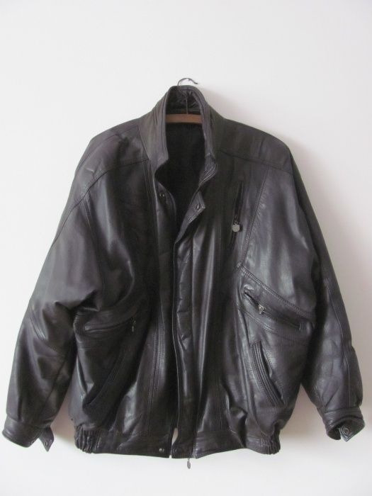 Kurtka skórzana, męska L/XL