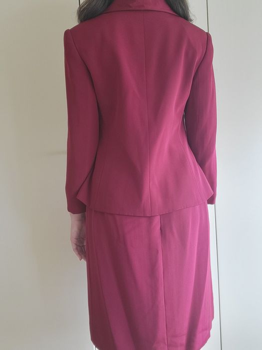 Fato Saia-Casaco Vermelho Escuro - Valentino